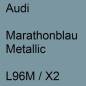 Preview: Audi, Marathonblau Metallic, L96M / X2.